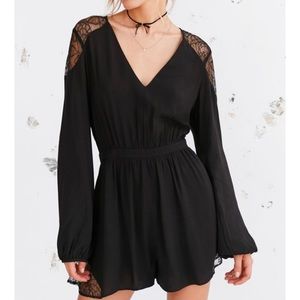 Kimchi Blue Black Lace Romper